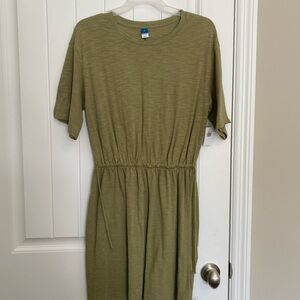 Old Navy Olive Green Dress